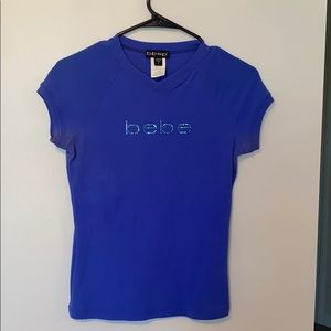 Blue Bebe shirt.